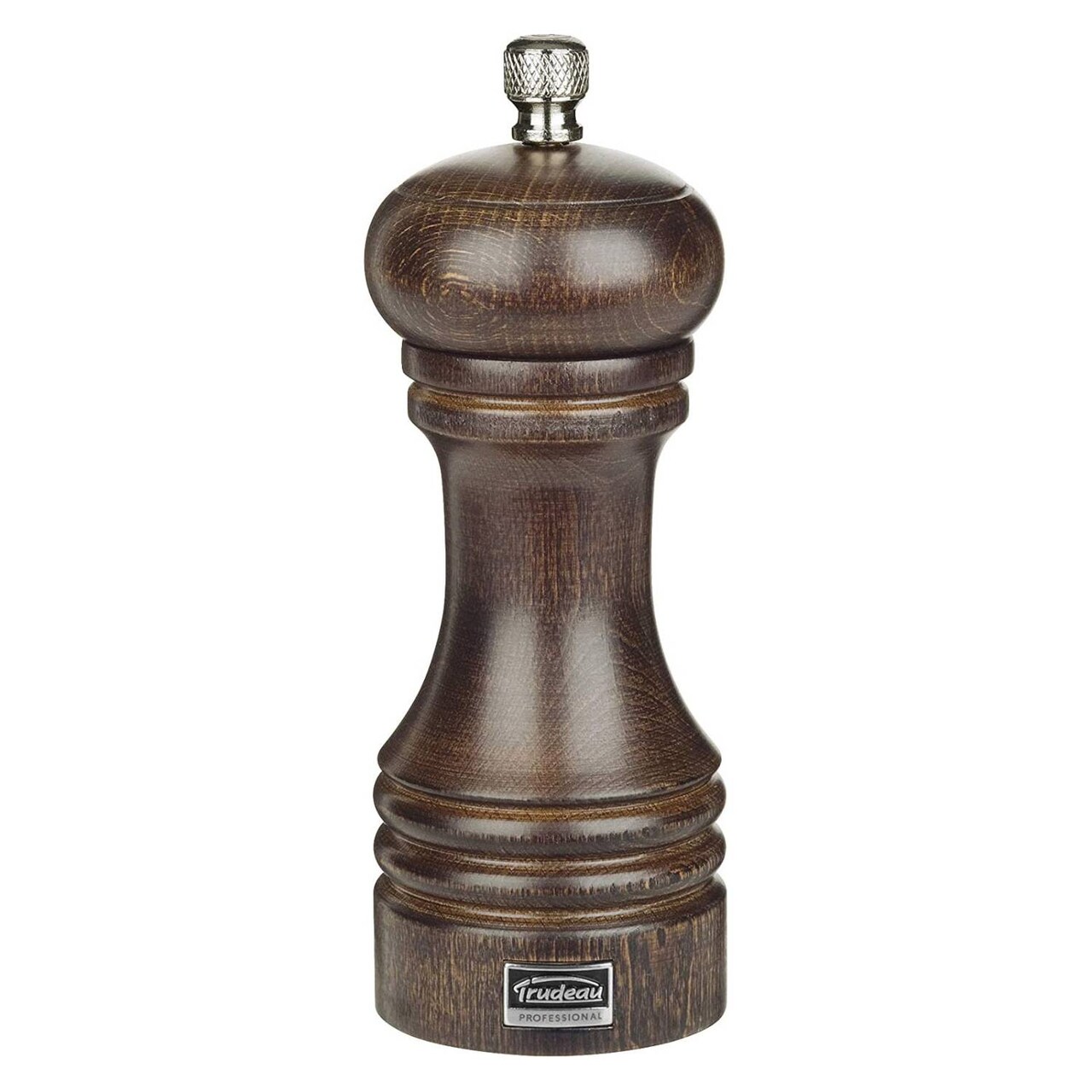 Trudeau Professional Wooden Adjustable Pepper Grinder Mill Fine and Coarse